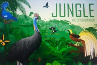 Papua Jungle - Ilustrasi